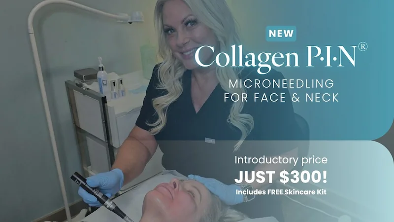 Woman receiving a Sofwave facial treatment.